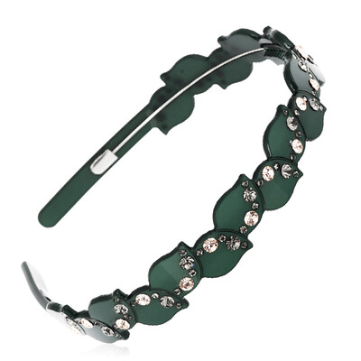 

Royal salsa (Royalsasa) head ornaments hair ornaments hair hoop head hoop hair card acrylic imitation crystal ink green