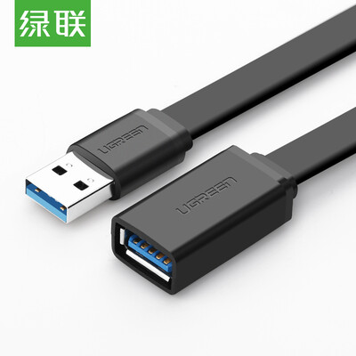 

Зеленый сустав (UGREEN) расширение USB3.0 кабель для высокоскоростной передачи данных женский AM / AF кабель мыши клавиатуры U диск читателя плюс линия длиной 1,5 м с плоским 10807