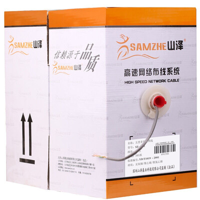 

Shanze (SAMZHE) SZ-4100 инженерный класс 5 сетевой кабель бескислородная медь высокоскоростная CAT5 класс неэкранированная кабельная инженерия домашняя сеть кабельная выделенная линия 100 метров