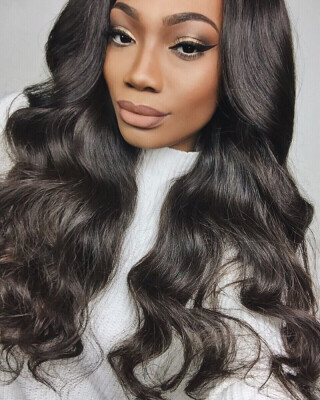 

Brazilian Virgin Hair U Part Human Hair Wigs For Black Women 130 Density 16-22 inch Free Shipping