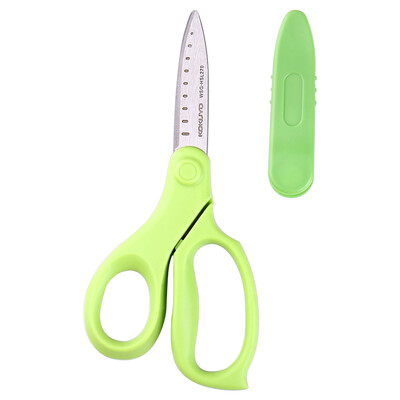 

(KOKUYO) FIT SAXA Flying SA SA Scissors Student Children's Safety Left-handed Green WSG-HSL270G