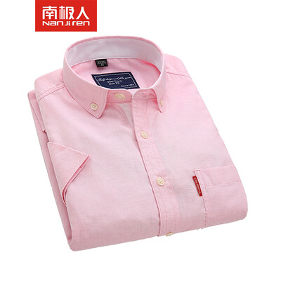 

Nanjiren Мужская мода повседневная рубашка с короткими рукавами