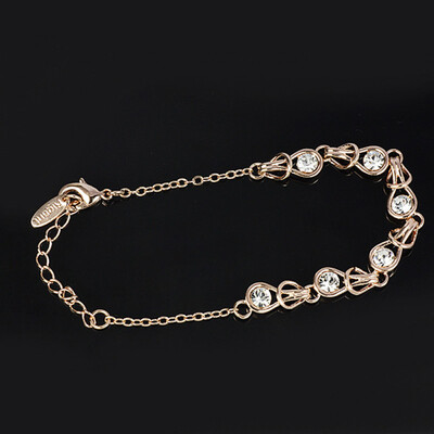 

Yoursfs @ Модный кристалл Love Heart Shape CZ Cubic Zirconia Rhinestone Bracelet для девочек Женская мода Ювелирные изделия оптом Интернет