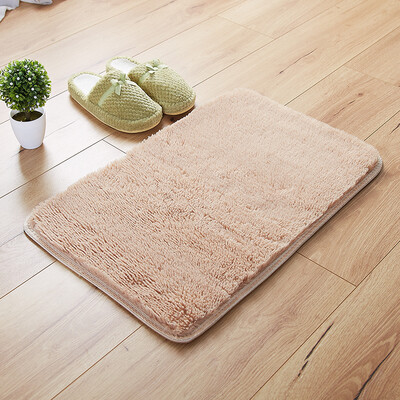 

Fang Ruo FANROL mat silk plush non-slip door mat door mat beige 40 60cm