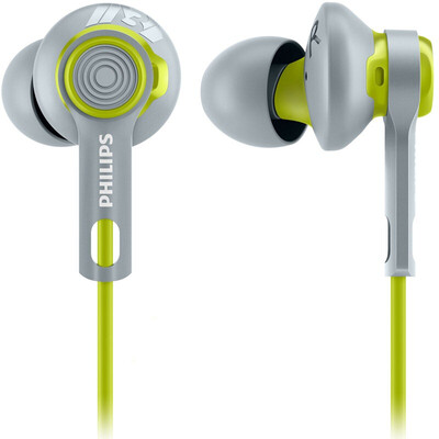 

Philips (PHILIPS) ухо спортивные наушники телефонные звонки SHQ2305 (черный и белый)