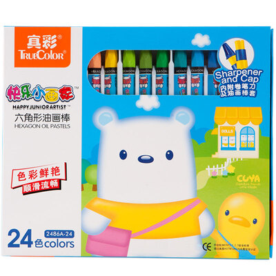 

True Color (Truecolor) 2486A-24 Color Cool Hexagonal Oil Painting Bar (New) 24 Color / Box 2 Box
