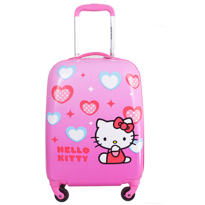 

Hello Kitty HELLO KITTY girls suitcase children&39s bar suitcase KTX011 pink 18-inch