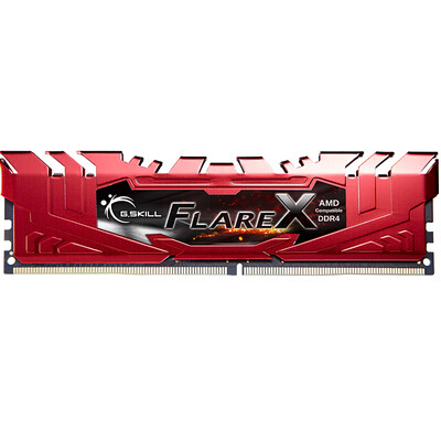 

GSKILL Flame Gun Series DDR4 2400 Frequency 8G Desktop Memory Star Flame Red F4-2400C16S-8GFXR