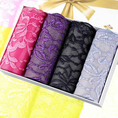 

[Супермаркет] Jingdong г-жа Ю. Zhaolin белье женщина талии и живота тело скульптуры сексуальные ажурные кружева хлопка трусиков четыре коробки подарка Размер