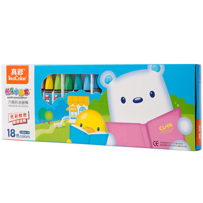 

Truth Truecolor 2486A-18 color cool hex hexagonal oil painting stick new version 18 color box 2 box