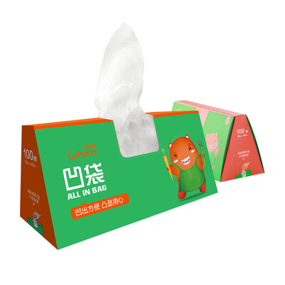 

Coax lohom pocket home vest thickened handbag fresh bag 100 2 boxes