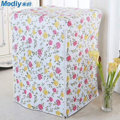 

(Mediy) MF-XZ01G02 барабан стиральная машина покрытие царапины устойчивостью пылезащитный моды прочный дизайн передней молнии (различные цветы случайной доставки)