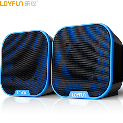 

LOYFUN LF-807 20-channel mini audio subwoofer computer desktop audio blue