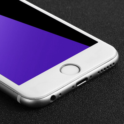 

【Трехкомпонентный 3D-синий свет】 Langke apple 6s plus / 6plus закаленная пленка iphone6s plus / 6plus закаленная мягкая экранная полноэкранная подсветка защитной пленки мобильного телефона высокой четкости (белый)