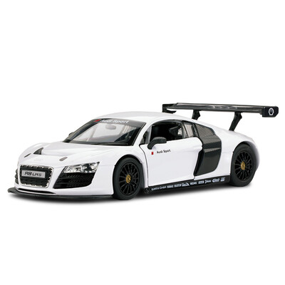 

Star (Rastar) Audi R8 сплава модели автомобилей 1:24 моделирования сплава модель автомобиля белый 56100