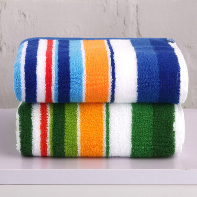 

Xin brand towel home textile cotton sports towel 2 pieces of blue green 34 100cm 2 120g article