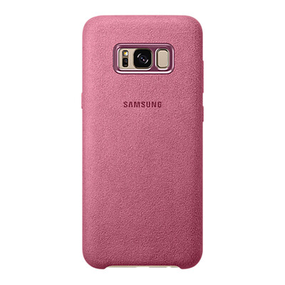 

Samsung (SAMSUNG) S8 оригинальная оболочка телефона / защитная оболочка Alcantara / защитный чехол замшевый корпус розовый
