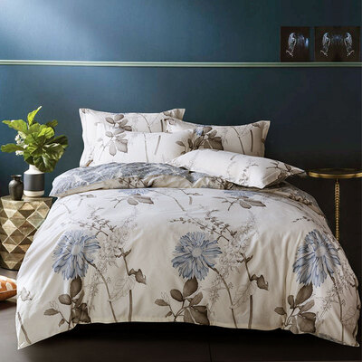 

Xin Xin home textiles cotton single three-piece student dormitory bed sheets quilt three-piece single 12 m bed water flow