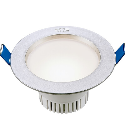 

NVC NVC Lighting LED Downlight Ceiling Light Silver 3W White White 5700K Hole 75-85cm