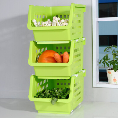 

Bao Youni kitchen storage rack fruit&vegetable storage shelves kitchen supplies pink 3 Pack DQ9049-2 &lt3 Packs&gt