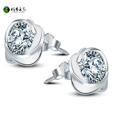 

City Jade Hearts Rendezvous 925 Sterling Silver Studs