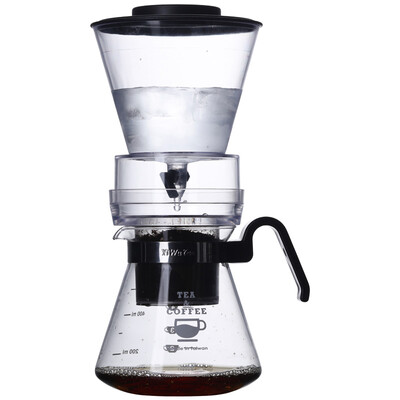 

Jingdong supermarket] a house kiln ice drop coffee pot glass drip filter coffee home 4 people 600ml FH-952