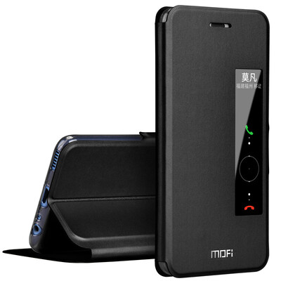 

Mo Fanhua P10 mobile phone case protective cover smart window soft silicone anti-fall clamshell leather men&women apply to Huawei p10 vtr-al00