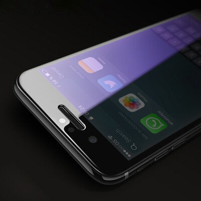 

【Двухкомпонентный 3D-синий свет】 Langke apple 6S закаленная пленка Apple 6 стальная пленка iphone6 ​​/ 6s закаленная пленка мягкий экран полноэкранный охват высокой четкости взрывозащищенного мобильного телефона защитная пленка (черный)
