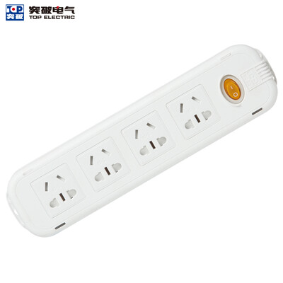 

Breakthrough (TOP) 4 children's safety door socket / 1.8 meters total control switch / TZ-Q0911K4BH plug board / row / drag board