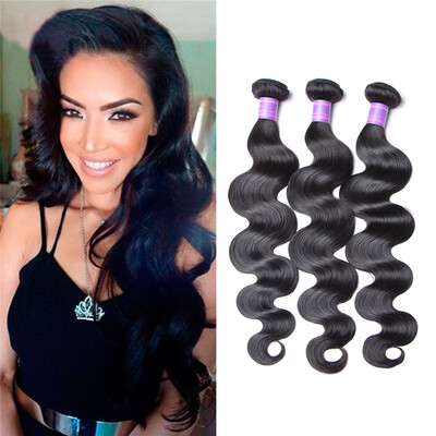 

New Arrival 6A 3pc Mongolian Human Hair Body Wave Virgin Hair Trendy Beauty Hair Products Mongolian Body Wave Free Ship on Sale