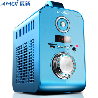 

Amoi SA-503 наружная квадратная танец аудио портативная карта мобильная литиевая батарея Динамики громкой связи Bluetooth (синий)