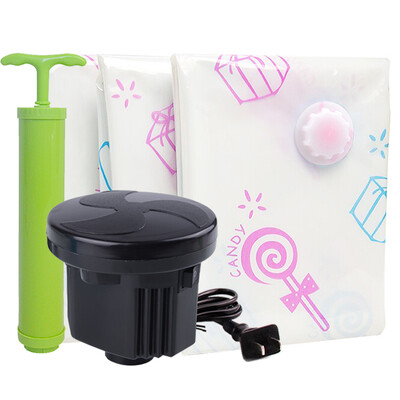 

Space workshop thickening vacuum compression bag travel storage bag lollipop 20 sets 3 extra large 4 big 4 medium 4 small 3 hand roll with hand pump electric pump