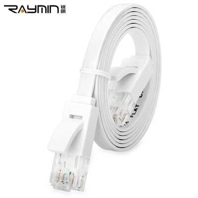 

Rui Ming RM6601WH супер шесть типов гигабитного плоского кабеля безкислородная медь 1 м белый 8-жильный