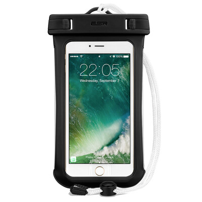 

ESR Universal waterproof smartphone case,black