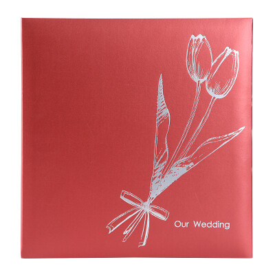 

NCL Nakabayashi Red Tulip Japanese Import Couples DIY Kelp Paste Album / Wedding Album / Album WYB-71476-R