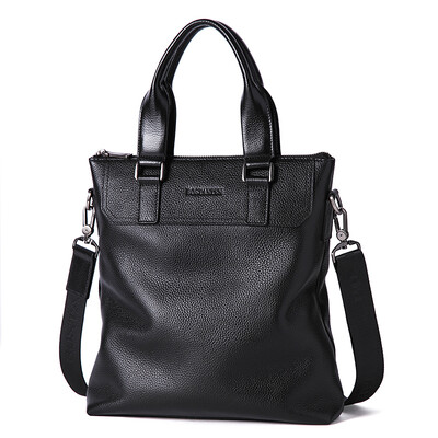 

Bosi Дэн Дейтон (BOSTANTEN) первый слой сумка Бизнеса сумка досуг вертикального разреза кожи мужчин на слово плеча мешка человек тенденции черного B1164072