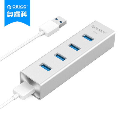 

Отдел Оррик (ORICO) H4013-У3 алюминиевый сплиттер концентратор расширения USB 3.0 концентратор с задержкой четыре серебра Desktop