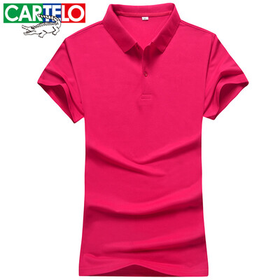 

Cartelo (Cartelo) с короткими рукавами футболки мужчин и женщины пара моделей сплошного цвета рубашка поло лацкан мода случайная мужской одежда 17080KE8008 женские моделей белого 2XL