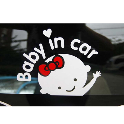 

XUANSHENGTE Safety warning sticker baby in car 1417cm