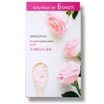 

Innisfree Innisfree действительно Crafts Xianrun маска - Rose 20ml * 6