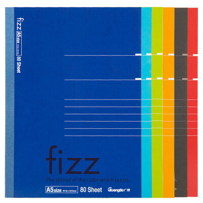 

Guang Guang GuangBo 6 installed 80 A5 thick wireless Binding book office soft copy of the book 6 color Feizi GBF1113