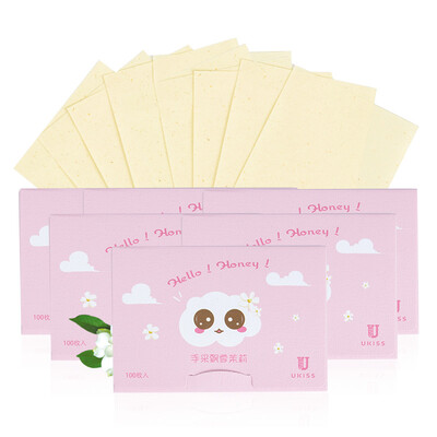 

Youku ukiss Yu Lu green tea fragrance oil-absorbing paper 100 into