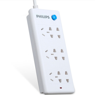 

Philips (PHILIPS) 6-hole 1.8 m socket plug-in plug-in board wiring board energy-saving one core fire socket board