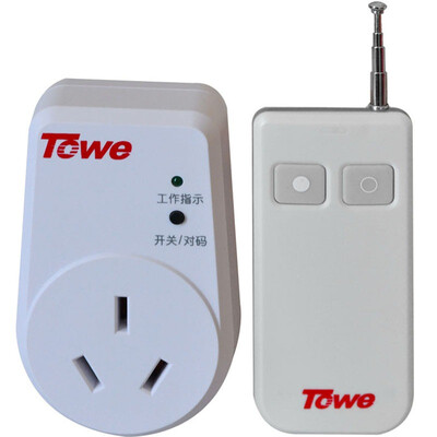 

With the (TOWE) WS161 / D-2 high-power wireless remote control socket 220V two-way intelligent switch plug 3500W through the wall