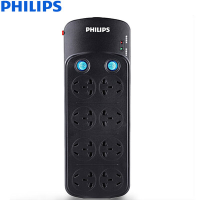 

Philips (Philips) SPS5820B / 93 молнии розетка полосы удлинитель удлинитель вставленной строки универсальные полоски питания подходят черный 1P воздуха ТВ