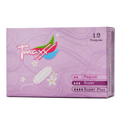 

Tmaxx refers to the type of non-scented tampons (large amount) 12 sticks