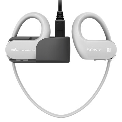 

SONY NW-WS623 Bluetooth Waterproof sports MP3 Music Player One earphones light gray