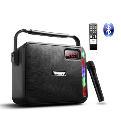 

Shinco T6 Square Dance Outdoor Портативная портативная карта Bluetooth-динамик High Power Amplifier Black