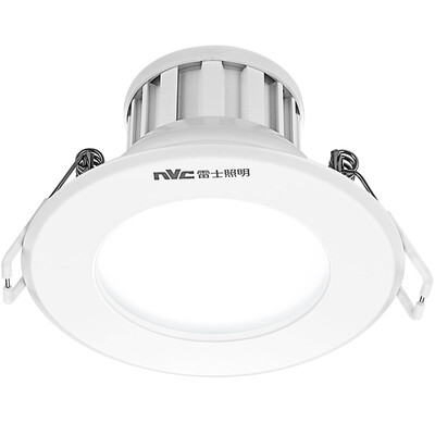 

Супермаркет] [Jingdong NVC (The NVC) NVC Свет LED вниз металла алюминиевой краской белого 3000K 4 Вт Warmwhite отверстия 7,5-8,5 см