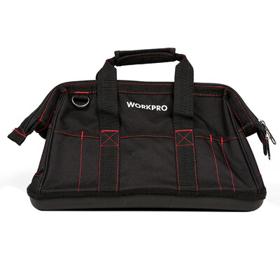 

Десять тысяч грамм сокровище (WORKPRO) W081023N носить толстые универсальный комплект электрика ремонт большого плеча аппаратных инструменты Оксфорд ткань сумка 18 дюймов